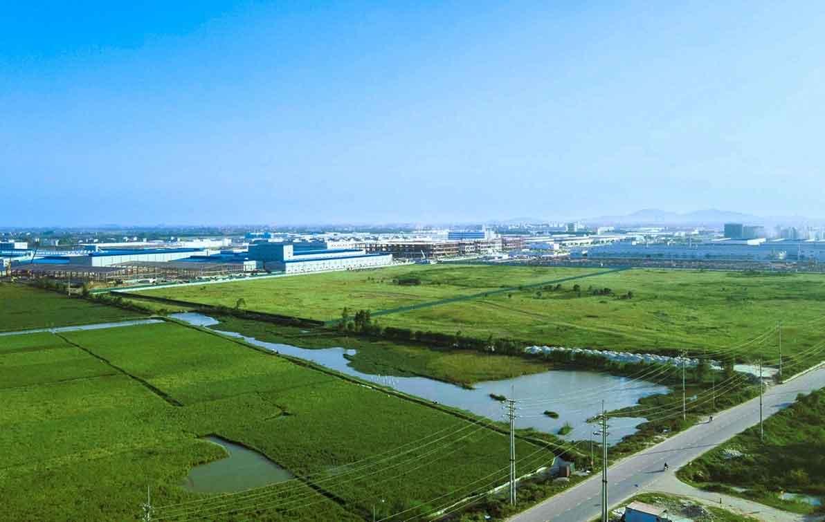 Phối cảnh khu công nghiệp Quang Châu - bắc Giang